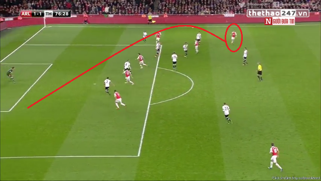 VIDEO: Pha kiến tạo thể hiện nhãn quan tuyệt vời của Ozil