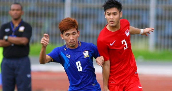 U21 Thái Lan và U21 Singapore hòa nhau trong ngày ra quân