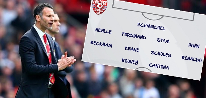 Đội hình 11 cầu thủ MU xuất sắc nhất của Ryan Giggs