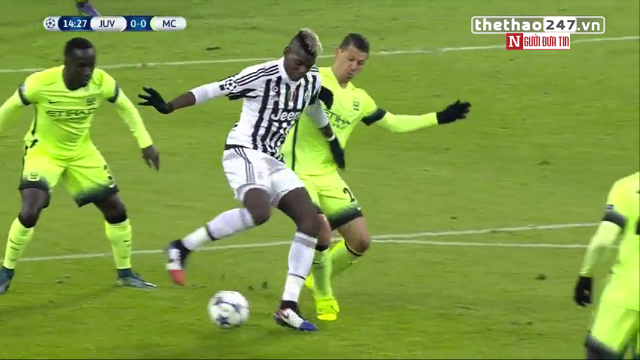 VIDEO: Pha giật gót kiến tạo tinh tế như Zidane của Paul Pogba