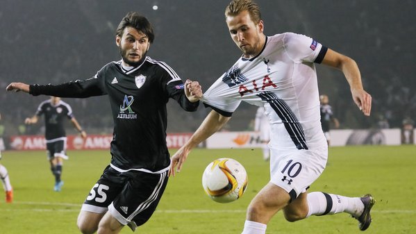 Video bàn thắng: Qarabag 0-1 Totenham (Vòng bảng Europa League)