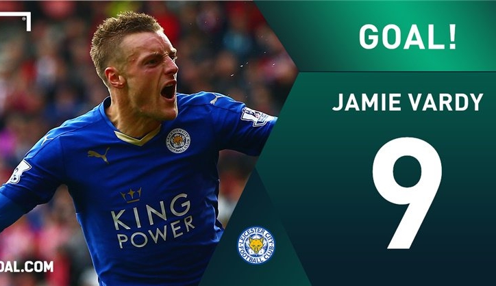 VIDEO: Bàn thắng giúp Jamie Vardy đi vào lịch sử Ngoại hạng Anh