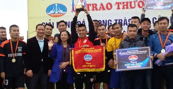 Bế mạc giải bóng đá phong trào lớn nhất Thanh Hóa