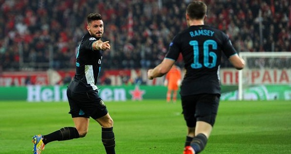 Arsenal gặp nguy hiểm vòng 16 đội