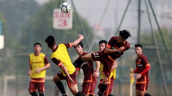 U23 Việt Nam luyện chiến thuật chờ ngày đấu Yemen