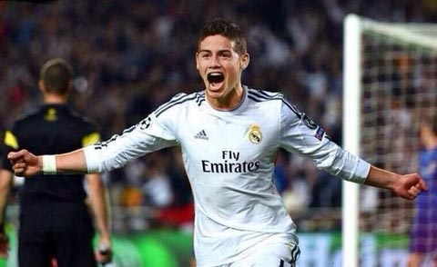 M.U đàm phán mua James Rodriguez với giá 59 triệu bảng