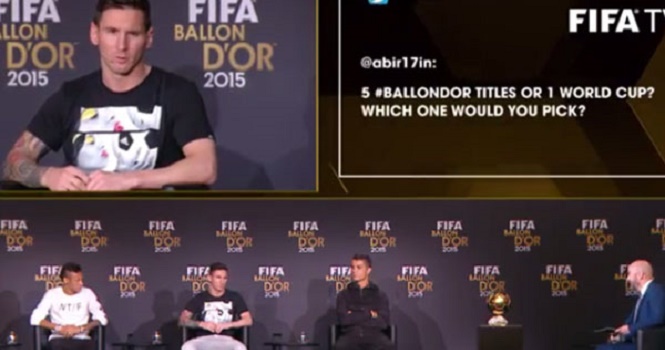 Messi muốn đổi 5 QBV lấy danh hiệu World Cup