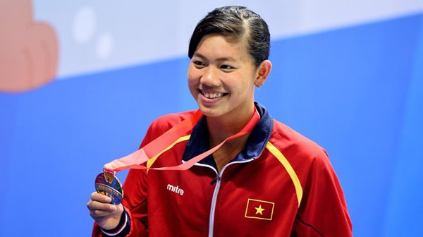 Ánh Viên giành giải VĐV tiêu biểu toàn quốc 2015