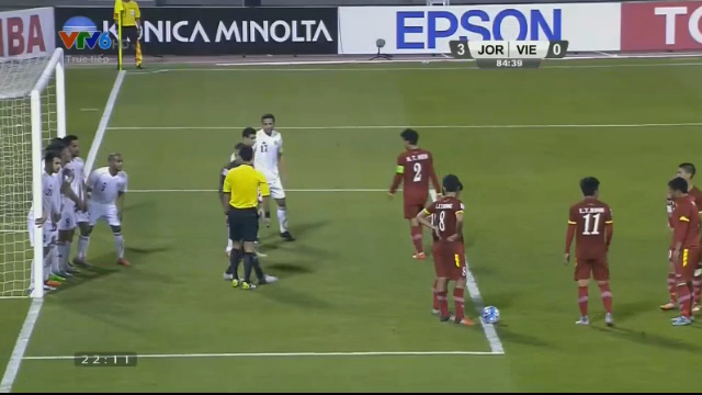 VIDEO: Tình huống sút phạt hiếm gặp của U23 Việt Nam trước Jordan