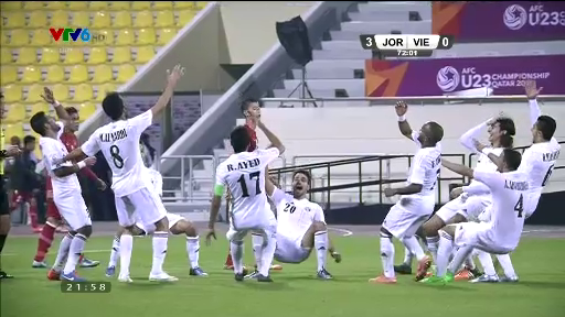 VIDEO: Màn ăn mừng độc đáo của cầu thủ Jordan trước U23 Việt Nam