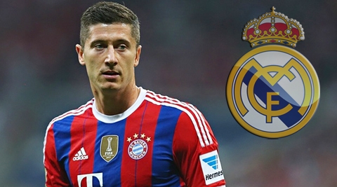 Lewandowski là ứng viên hàng đầu tới Real Madrid
