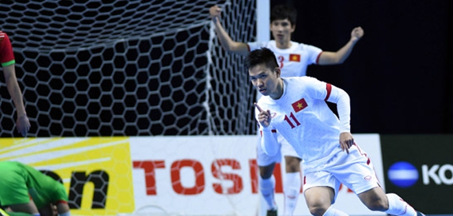 Vào tứ kết, ĐT futsal Việt Nam được VFF thưởng 200 triệu đồng