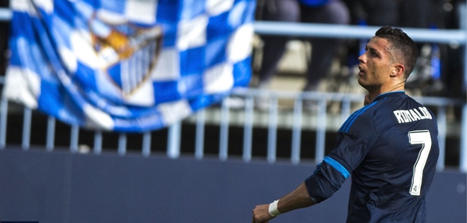 Ronaldo sút hỏng 11m, Real chia điểm Malaga