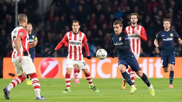 Video highlight: PSV 0-0 Atletico Madrid (Vòng 1/8 Champion League)