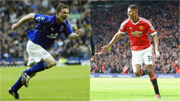 VIDEO: So bàn thắng ra mắt của Rashford và Rooney vào lưới Arsenal