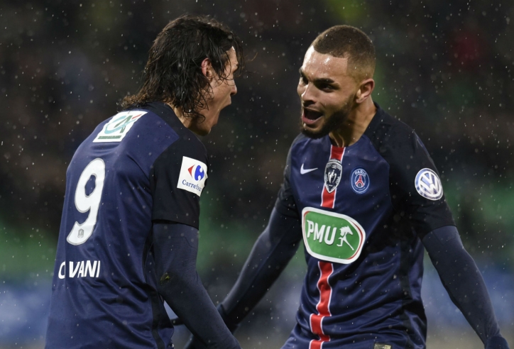 Video bàn thắng: Saint-Etienne 1-3 PSG (Cup Quốc gia Pháp)
