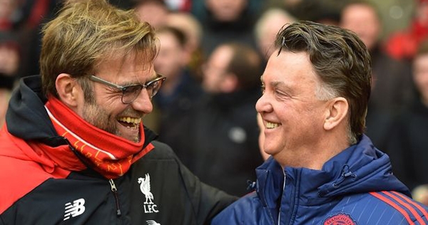 Klopp tự tin, Van Gaal mơ kỷ lục trước đại chiến