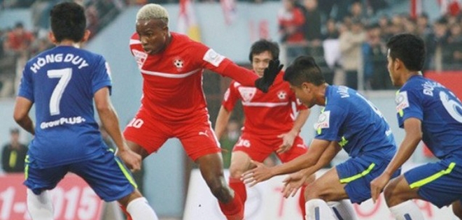 Kết quả vòng 4 V-League 2016