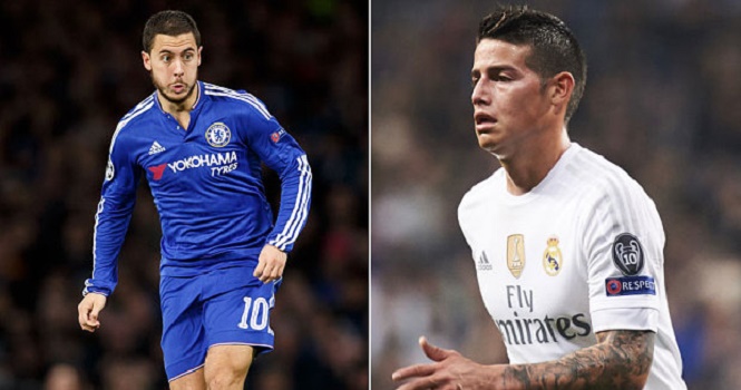 Chuyển nhượng 15/3: Real Madrid chốt đổi James lấy Hazard