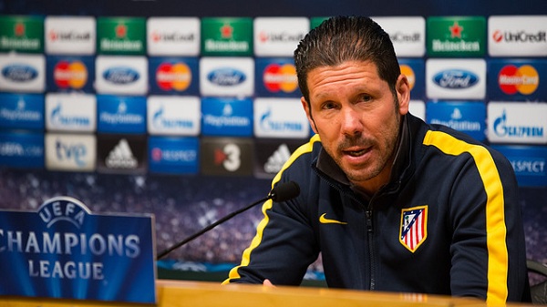 HLV Atletico vui mừng ra mặt khi gặp lại Barca