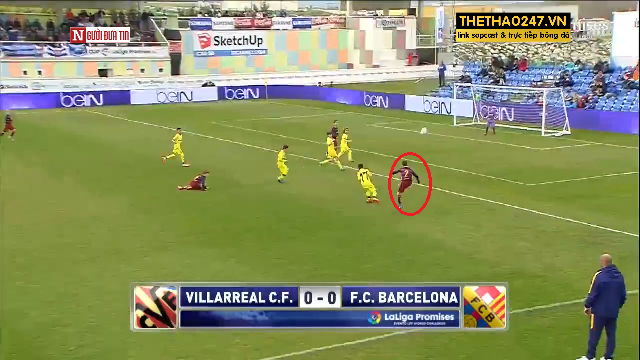 VIDEO: Sao nhí Barca gây sốt với siêu phẩm trivela ở giây thứ 6