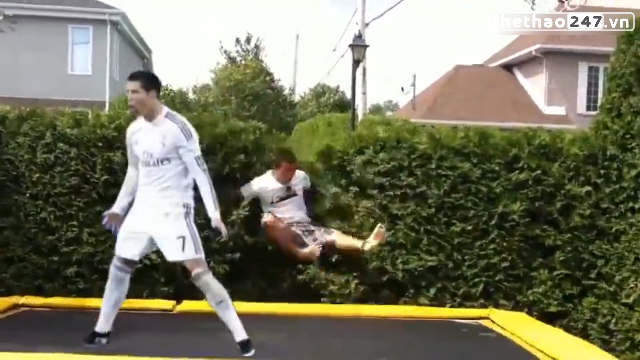 Video clip chế: Uy lực khủng khiếp động tác ăn mừng của Ronaldo