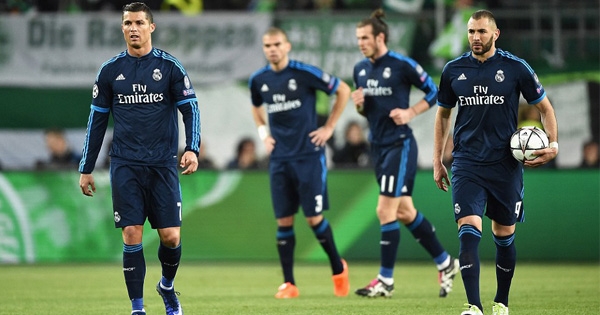 Real tổn thất cực nặng sau trận thua Wolfsburg