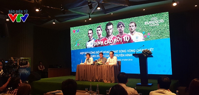 VTV phát sóng toàn bộ 51 trận đấu tại EURO 2016