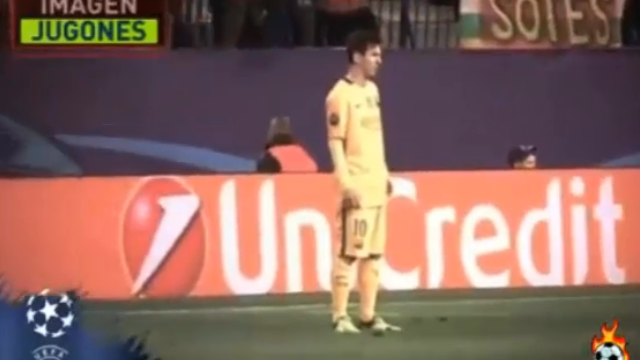 VIDEO: Những hành động lạ của Messi ở trận gặp Atletico