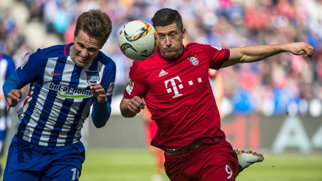Video bàn thắng: Hertha Berlin 0-2 Bayern Munich (Vòng 31 - Bundesliga)
