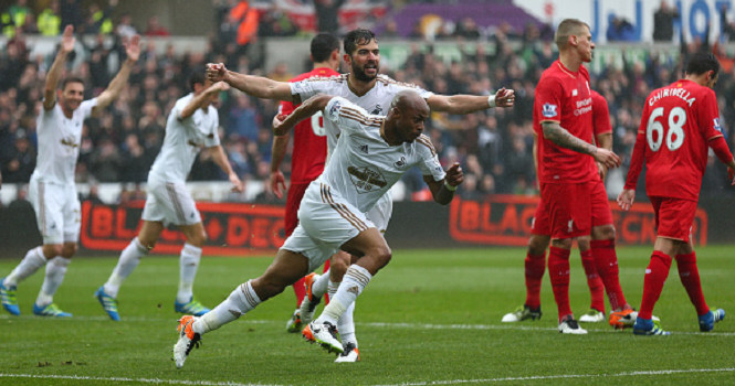 Ayew tỏa sáng, Swansea đại thắng Liverpool tại Liberty