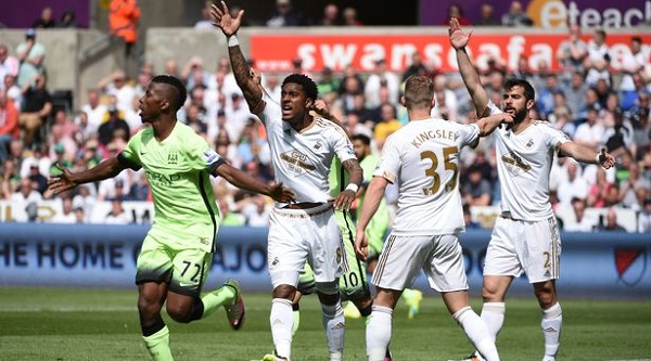 Hòa Swansea, Man City vẫn hoàn thành mục tiêu Top 4