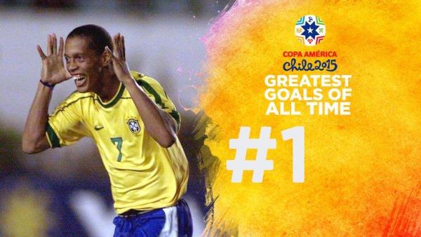 VIDEO: Bàn thắng giàu cảm xúc của Ronaldinho ở Copa America năm 1999