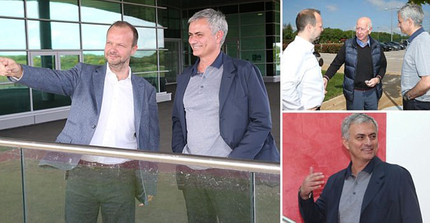 HLV Mourinho có buổi làm việc đầu tiên tại Man Utd