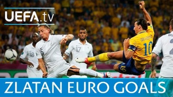 VIDEO: 6 bàn thắng đẳng cấp của Ibrahimovic ở các kỳ Euro