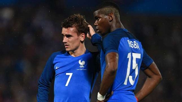 Paul Pogba, Griezmann có thể phải ngồi ngoài ở trận Pháp gặp Albania