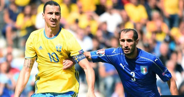 Ibrahimovic phủ nhận rắc rối với Chiellini bằng phát ngôn gây sốc