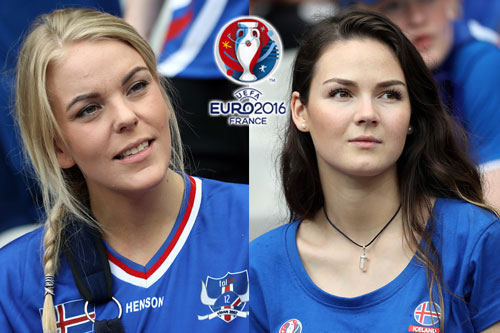 VIDEO: Dàn CĐV nữ xinh như thiên thần của ĐT Iceland