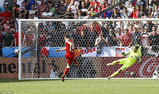 VIDEO: Pha sút pen thảm họa của Xhaka khiến Thụy Sĩ bị loại