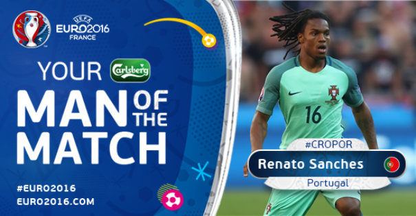 VIDEO: Màn trình diễn ấn tượng của Renato Sanches vs Croatia