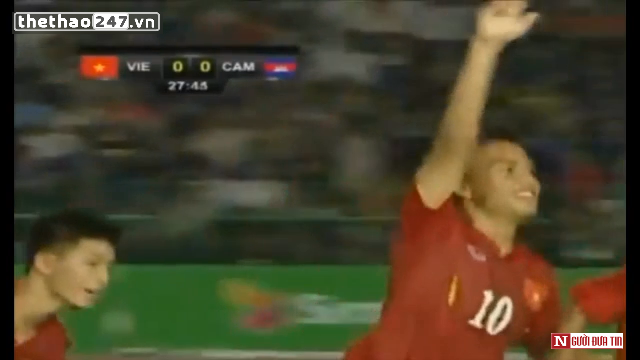 VIDEO: Khắc Khiêm mở tỷ số cho U16 Việt Nam