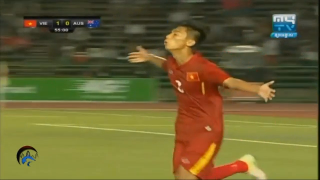 VIDEO: Việt Cường nâng tỷ số lên 2-0 cho U16 Việt Nam vs U16 Australia