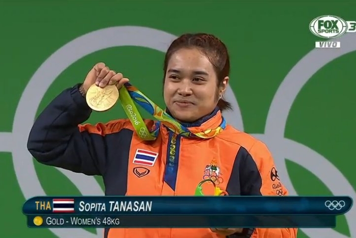 Video Olympic 2016: Thái Lan giành HCV đầu tiên môn cử tạ nữ