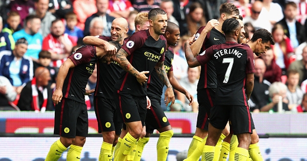 Nolito lập cú đúp, Man City thắng đậm Stoke City
