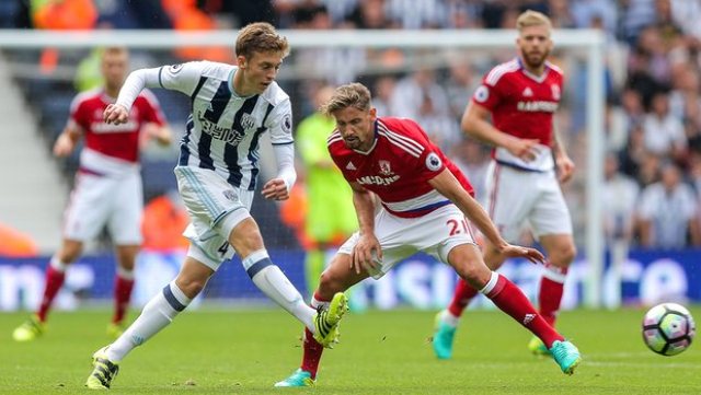 Video highlight: West Brom vs Middlesbrough (Vòng 3 - Ngoại hạng Anh)