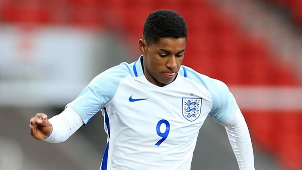 Marcus Rashford tỏa sáng rực rỡ cho U21 Anh