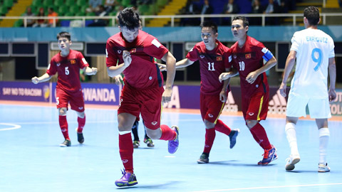 Kết quả futsal Việt Nam vs Paraguay, 8h00 ngày 15/9