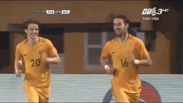Video bàn thắng: U19 Thái Lan 1-5 U19 Australia (U19 AFF Cup 2016)