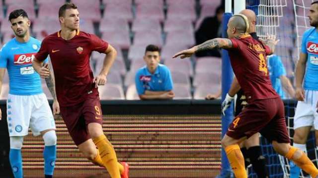 Video bàn thắng: Napoli 1-3 AS Roma (Vòng 8 - Serie A)