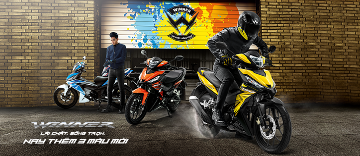 Honda WINNER 150 bổ sung màu mới – Trẻ trung và cá tính